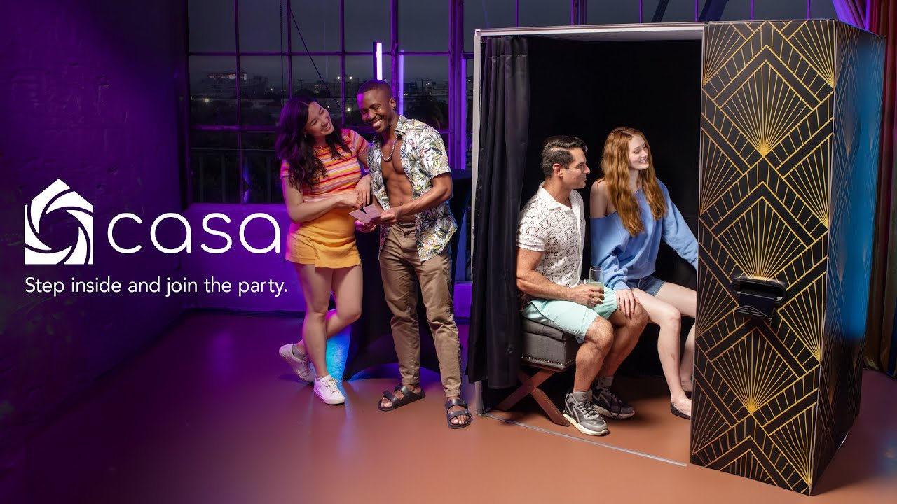 Casa: The Most Portable Enclosed Photo Booth for Weddings & Events