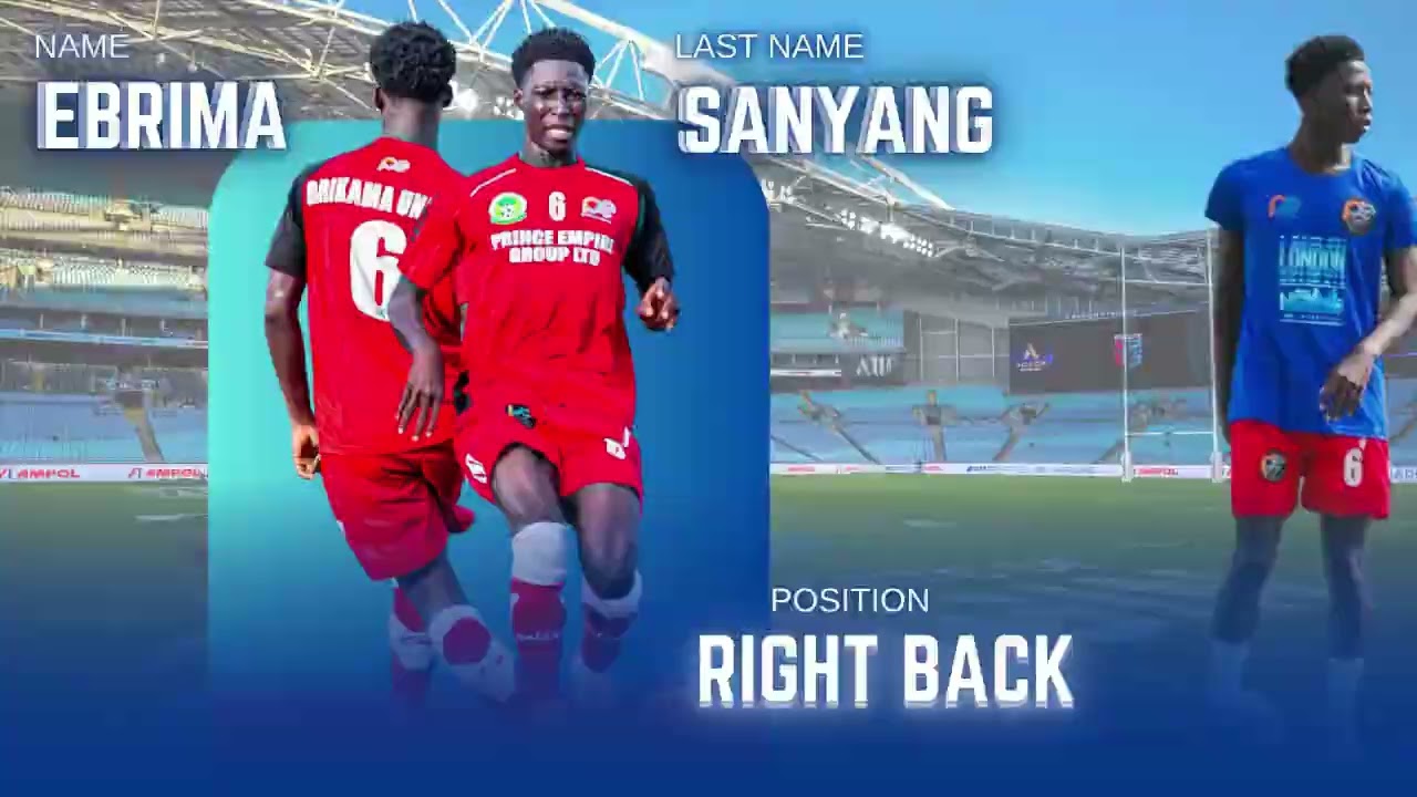 Ebrima Sanyang ⚫ Right Wing Back/RB⚫ Brikama United ⚫ 2024/25 ⚫ Highlights