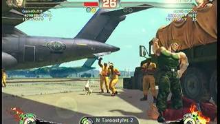 SSF4AE: Guile (GameOutttt) vs. Ken (zero3 rokkou) SD