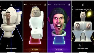 🚽🎵 Skibidi Toilets Battle in Music Games Rock Magic Twist & Dancing Road! Who's Your Fave? 🎶💃🚀 screenshot 1