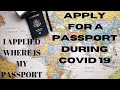 Apply for a Passport during Covid 19 Renewal U.S. Passport during Coronavirus Pandemic How to