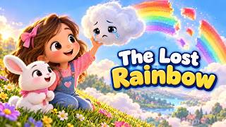 The Tiny Cloud Lost Its Rainbow! ☁️🌈 | Fun Rainbow Adventure for Kids | Lilly and Pinky