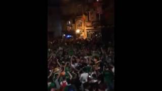 Irish fans take over streets in Bordeaux - Euro 2016 Bordeaux - Ireland fans