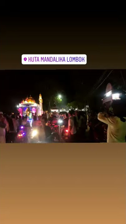 Story WA lomba masjid saat malam lebaran
