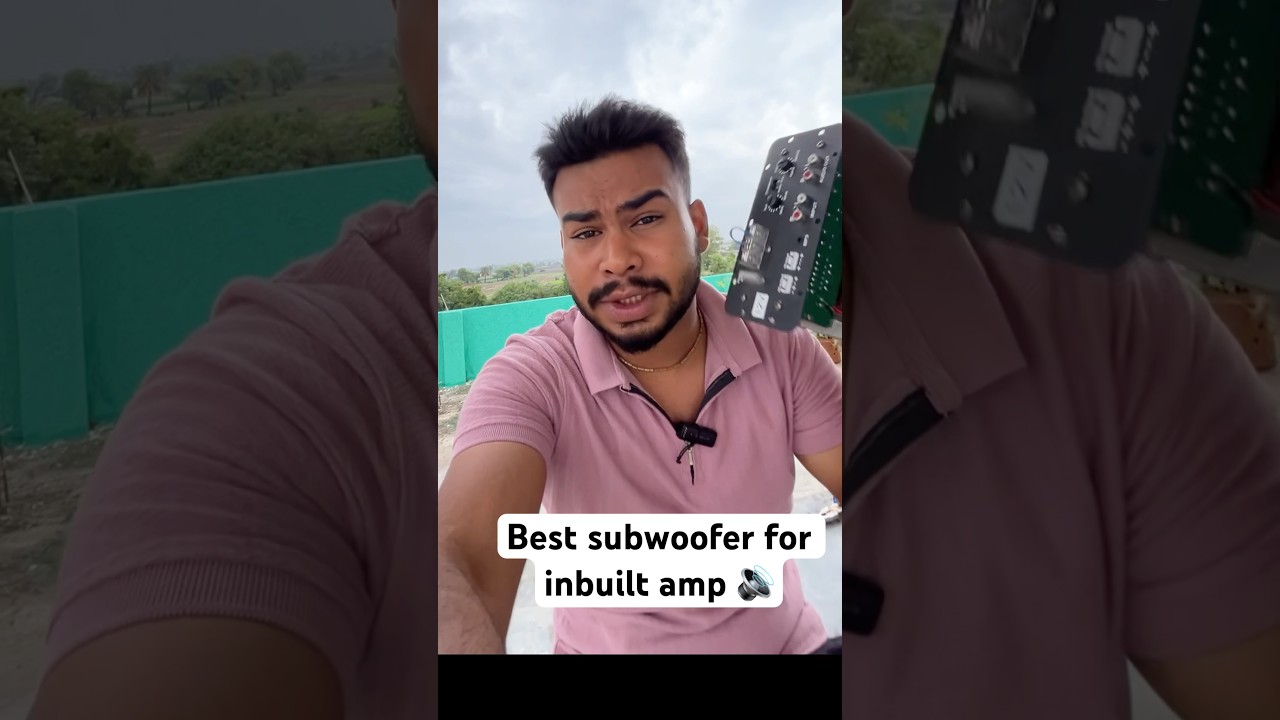 Best subwoofer for inbuilt amplifier or mono amplifier 🔊