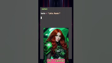 Python Tutorial center método de cadenas de texto