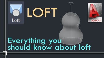 Autocad 3D - How to use Loft command