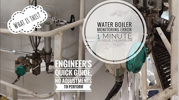 Boiler level monitoring how it works / Differential pressure transmitter, Condensate pot, Seal pot