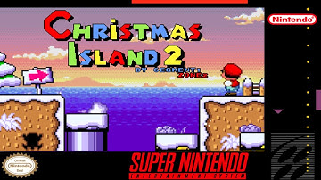 Christmas Island I & II - Super Mario World Romhack [SNES]