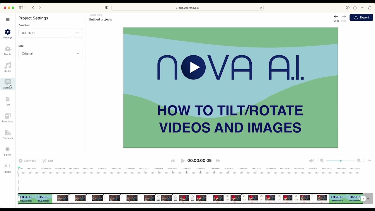 Nova A.I.  Meme Video Maker