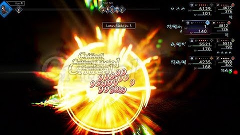 Hitting 99,999 x 6 in Octopath 0 (Mid-Late Game Spoilers)