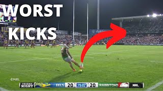 Top 5 - Worst NRL Conversions Of All Time | Worst NRL Goal Kicks