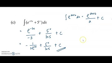 Tutorial: 6.1 Integration of Exponential Functions (Question 2)