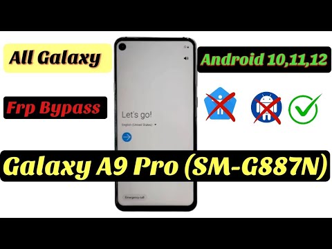 All Samsung Android 10,11,12 Frp Bypass // (SM-G887N) Galaxy A9 Pro ...