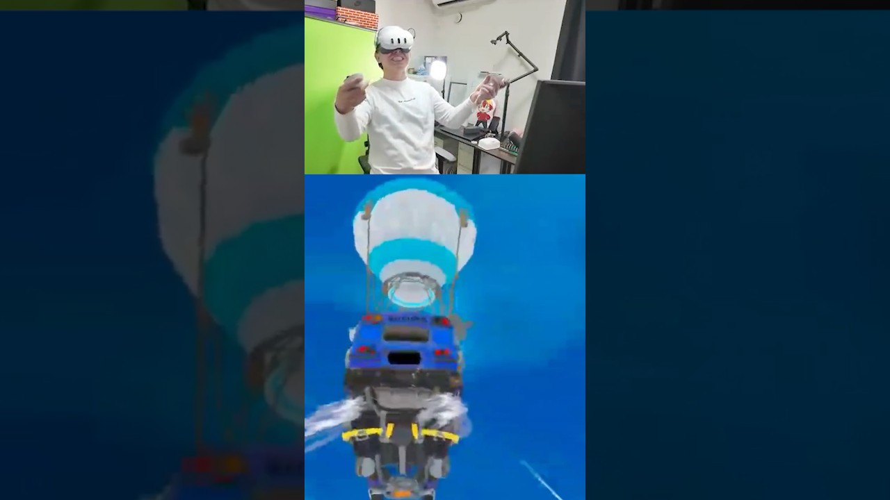 フォートナイトの世界に入ってみた😳 #fortnite