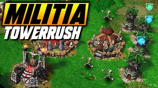 ⚔️The GREAT MILITIA TOWERRUSH⚔️ - WC3 - Grubby