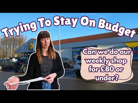 Weekly Grocery Shopping on a Budget At Lidl UK