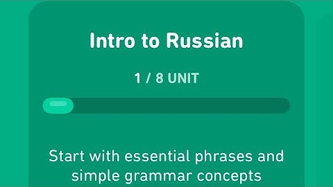 Let’s learn Russian with Duolingo