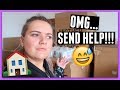 DROWNING IN BOXES!! & FIRST NIGHT IN MY HOUSE!! FRIENDMAS | MOVING VLOG 2  | EmmasRectangle