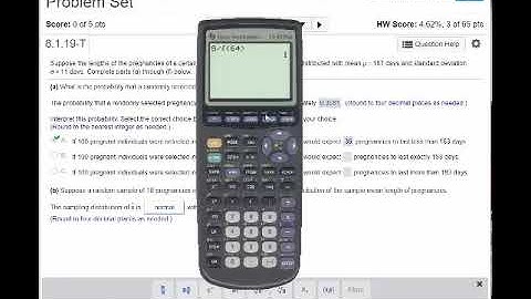 SNHU Module 2 Video - Sampling Distribution of the Sample Mean (HW Problems 10 & 11)