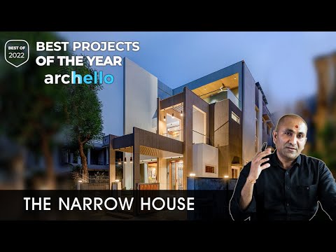Архитектор проектирует узкий #дом в Ахмадабаде, который разрушает ограничения небольших участков ...