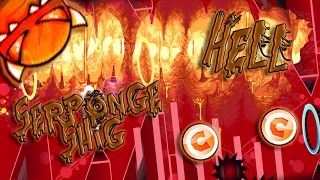 Geometry Dash [DEMON] - "HeLL" by Serponge & Shig (2 Coins)