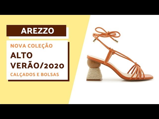 sandalia arezzo nova coleção