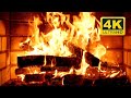 🔥 Crackling Fireplace 4K (12 HOURS). Burning Fireplace &amp; Crackling Fire Sounds (NO Music)