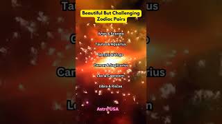 Beautiful But Challenging Zodiac Pairs #shorts #zodiac #horoscope #tarot