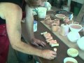 SIMON LEACH POTTERY WORKSHOPS ~ Wood ash spraying & kiln stacking!
