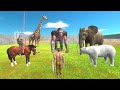 Battle Royale Tournament Humans Primates Modern Mammals - Animal Revolt Battle Simulator
