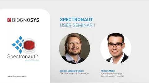 Spectronaut User Seminar I - ASMS 2020 Reboot