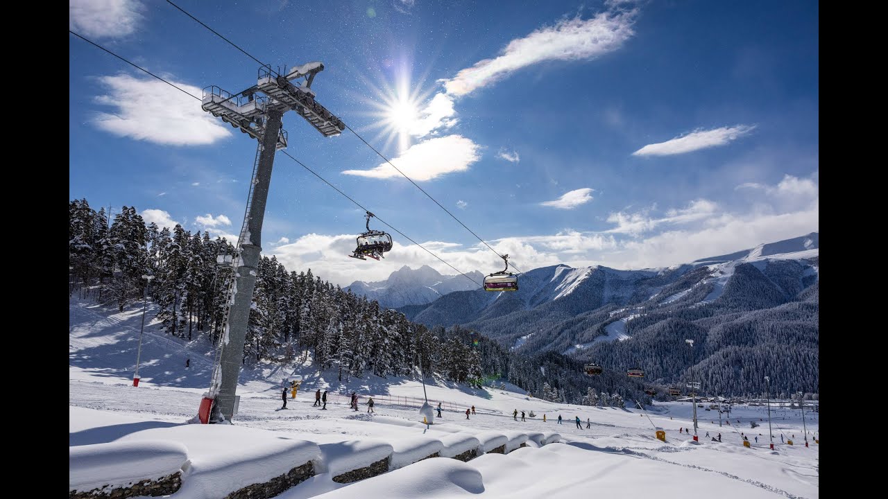 Вечерние катания на горнолыжном курорте Архыз🎆| Первые вечерние катания в моей жизни!