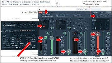 How to use VoiceMeeter to Sync OBS Studio Video with Zoom Audio; SEE updated version