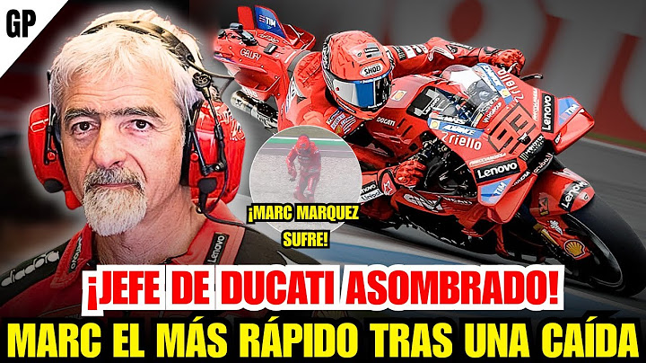 💥¡JEFE DE DUCATI ASOMBRADO! ¡Marc Márquez el MÁS RÁPIDO tras un HIGH-SIDE!
