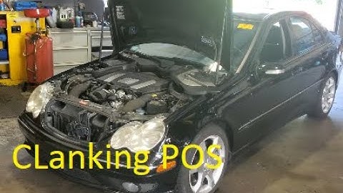 m272 Mercedes engine noise knocking, camshaft position, P0016 P0017 Part-1