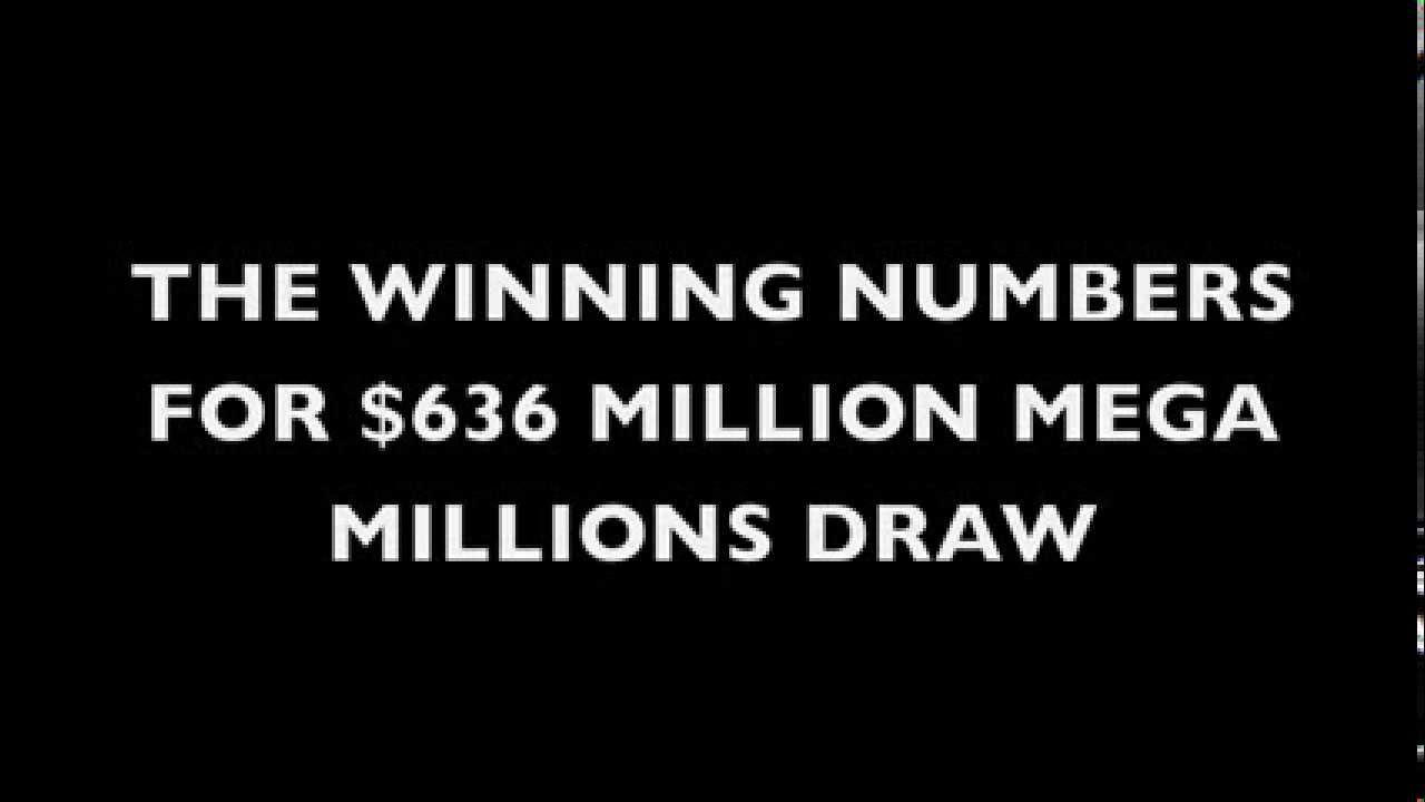 Winning 636 Million Mega Millions Numbers December 17, 2013 YouTube