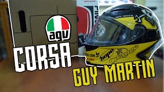 AGV CORSA REPLICA GUY MARTIN - YouTube