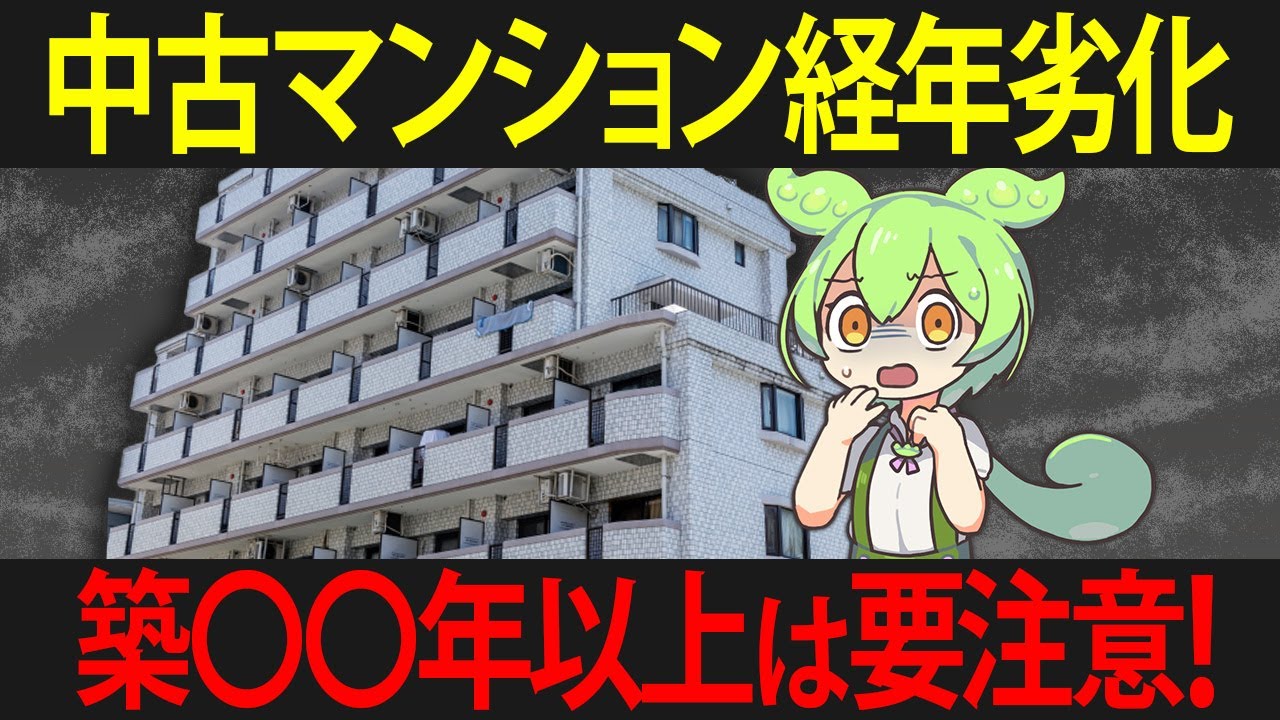 築○○年を過ぎ、限界を迎えたマンションを購入してしまったずんだもんの末路