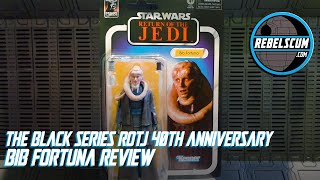 Star Wars The Black Series ROTJ 40th Anniversary Bib Fortuna Action Figure Review