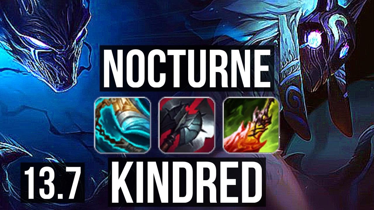 NOCTURNE vs KINDRED (JNG) | Rank 6 Nocturne, 9/4/21, 300+ games | TR Master | 13.7