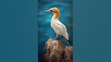 Exploring Stylization: Midjourney v5.1 Low vs. High on a Captivating Gannet Photo (ChatGPT Prompt)