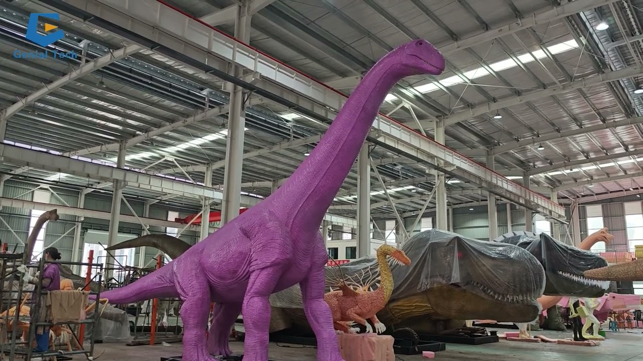 Genail Tech Purple Brachiosaurus