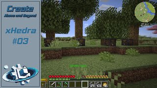 Create Above and Beyond E03 Create Contraptions Tree Farm Andesite Farm