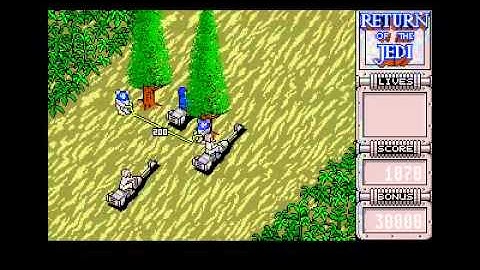 star wars - return of the jedi for Atari ST (demo mode)