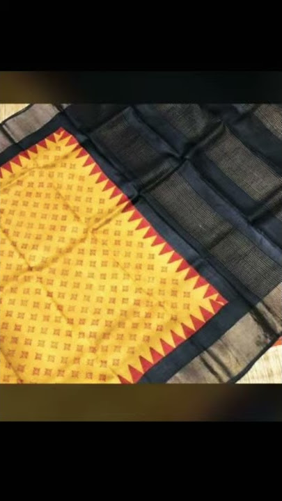 ZARI TUSSAR SILK BLOCK PRINTED EXCLUSIVE SAREES MANUFACTURER AND WHOLESALER