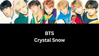 BTS Crystal Snow color coded lyrics