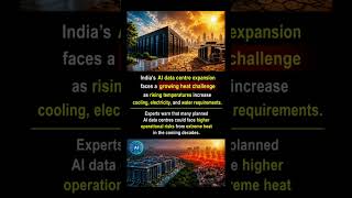 India’s AI Data Centres Face Rising Heat Risk 🌡️💻 #shorts #AI