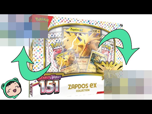 Scarlet & Violet 151 Zapdos ex Collection Opening 