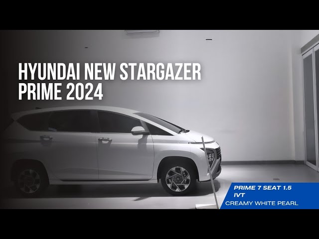 Hyundai Stargazer Prime 2024 | 7 Seat 1.5 IVT | Putih | Creamy White Pearl | Hyundai Sukabumi class=